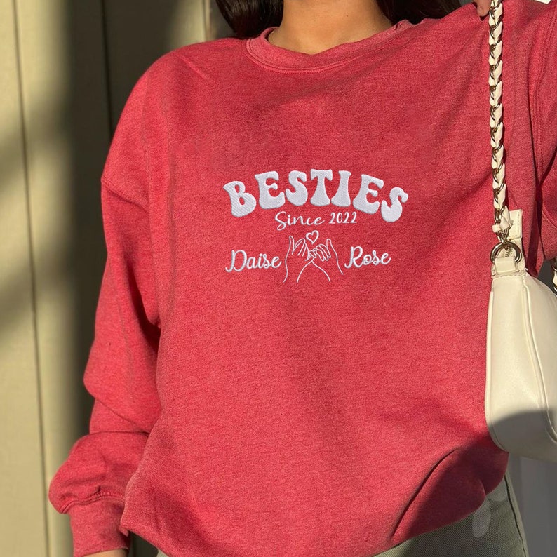 Custom Embroidered Besties Hoodie, Friends Hoodie, Best Friend Sweatshirt Personalized, Besties Shirt, Gift For Best Friend il_794xN.6108766153_rrj2.jpg