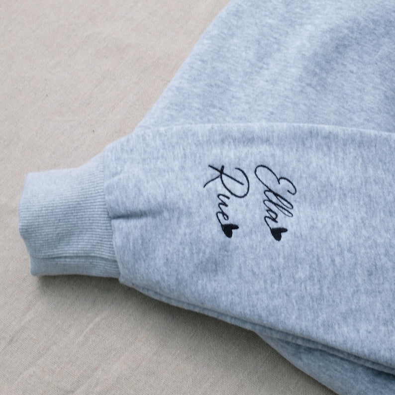 Custom Dance Mom Embroidered Sweatshirt, Personalized Dancer Name on Sleeve, Gift for Dance Mama, Dancing Crewneck for Mothers Day, Mom Gift il_794xN.6489836334_36hm.jpg