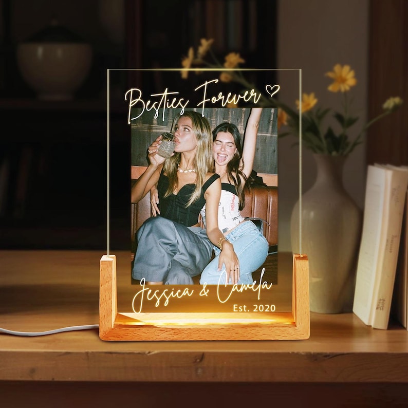 Personalized Besties Photo Led Night Light Lamp, Gift For Besties Desk Plaque, Best Friends Light Lamp Gift For Sister, BFF Birthday Gift il_794xN.7116581787_npor.jpg