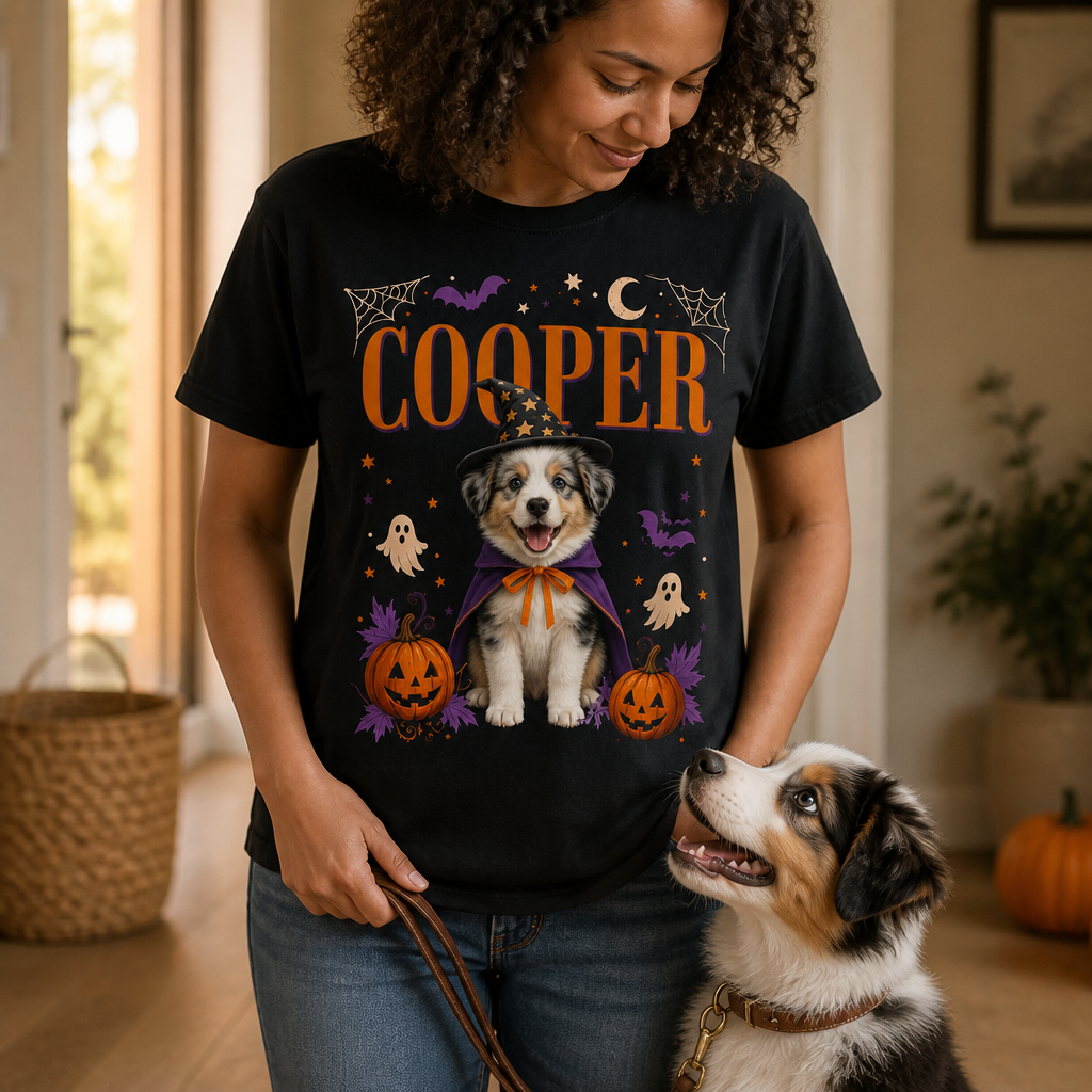 Juniper – Personalized Photo T-shirt – Halloween Gift mockup-held-6a7d2bde4147b968068da5a9.png
