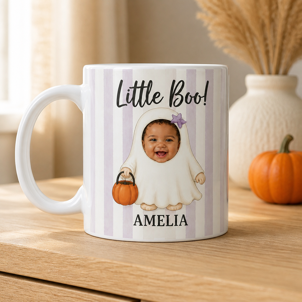 Little Boo! – Personalized Photo Mug – Halloween Gift For Baby mockup-product-6a8713bea44b4072fc2e05d7.png