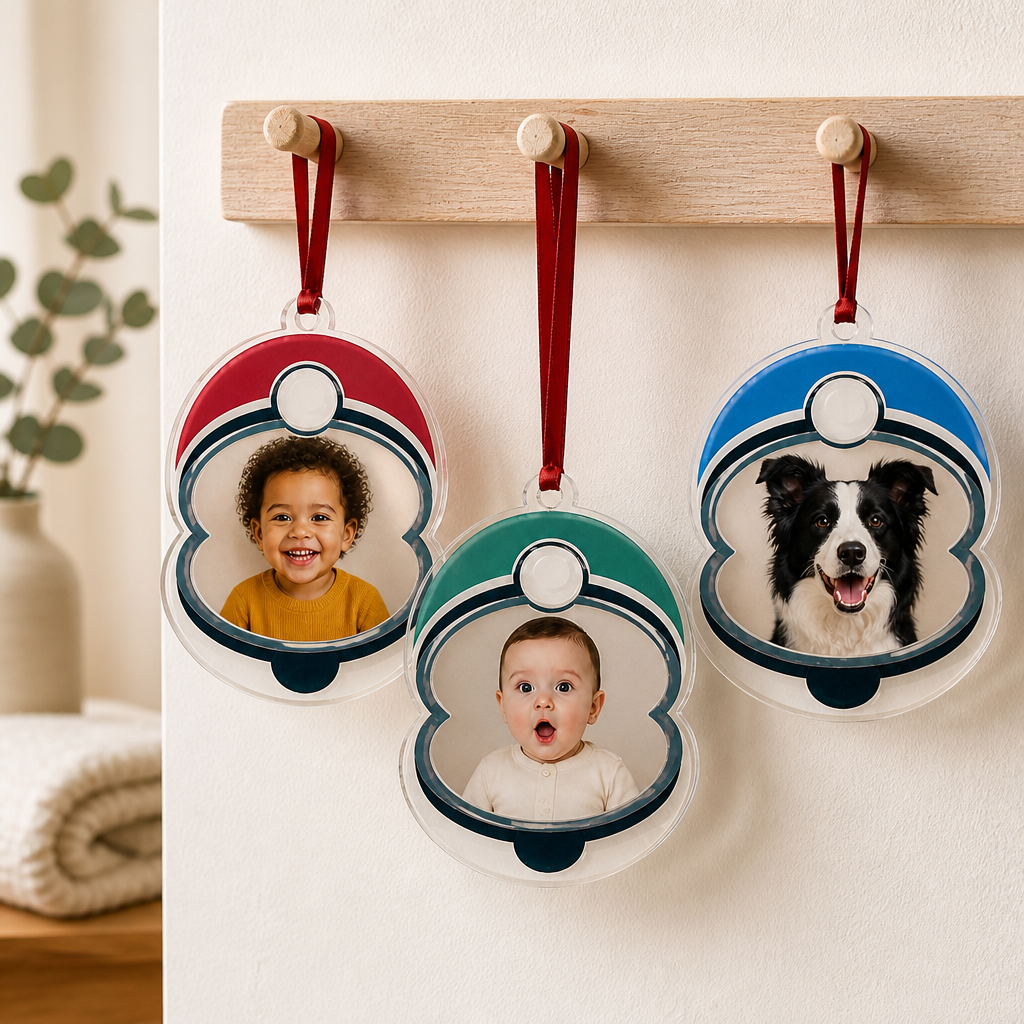 Personalized Pet & Baby Photo Ornament – Custom Family Christmas Ornament mockup-product-6a8bb5602ab22abf24956733.png
