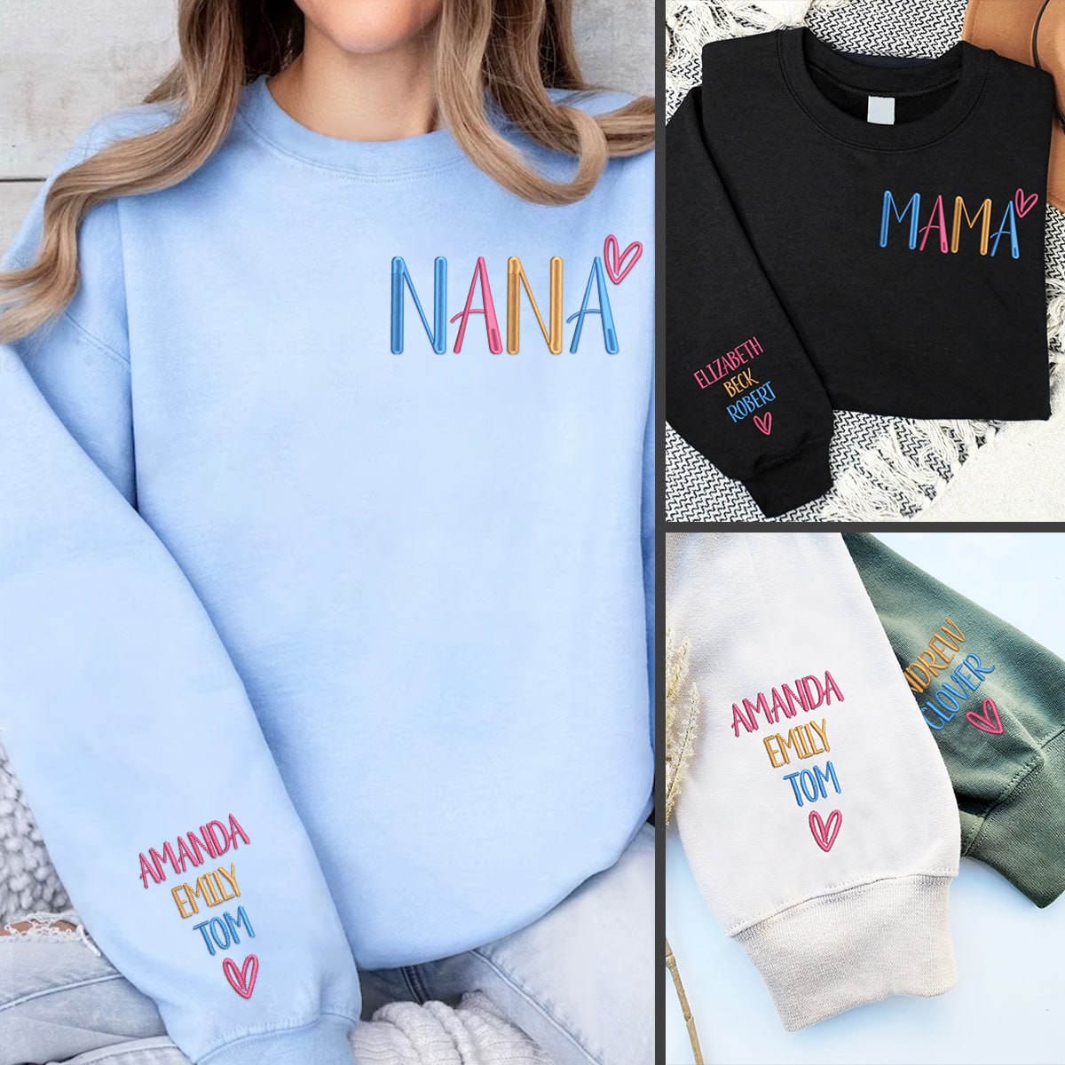 Custom Grandma Embroidery Shirt With Kids Name photo_2024-03-18_14-32-31.jpg