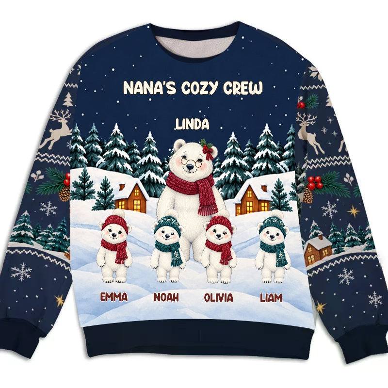 Embroyce polar personalized sweatshirt — Persoly editable design sample