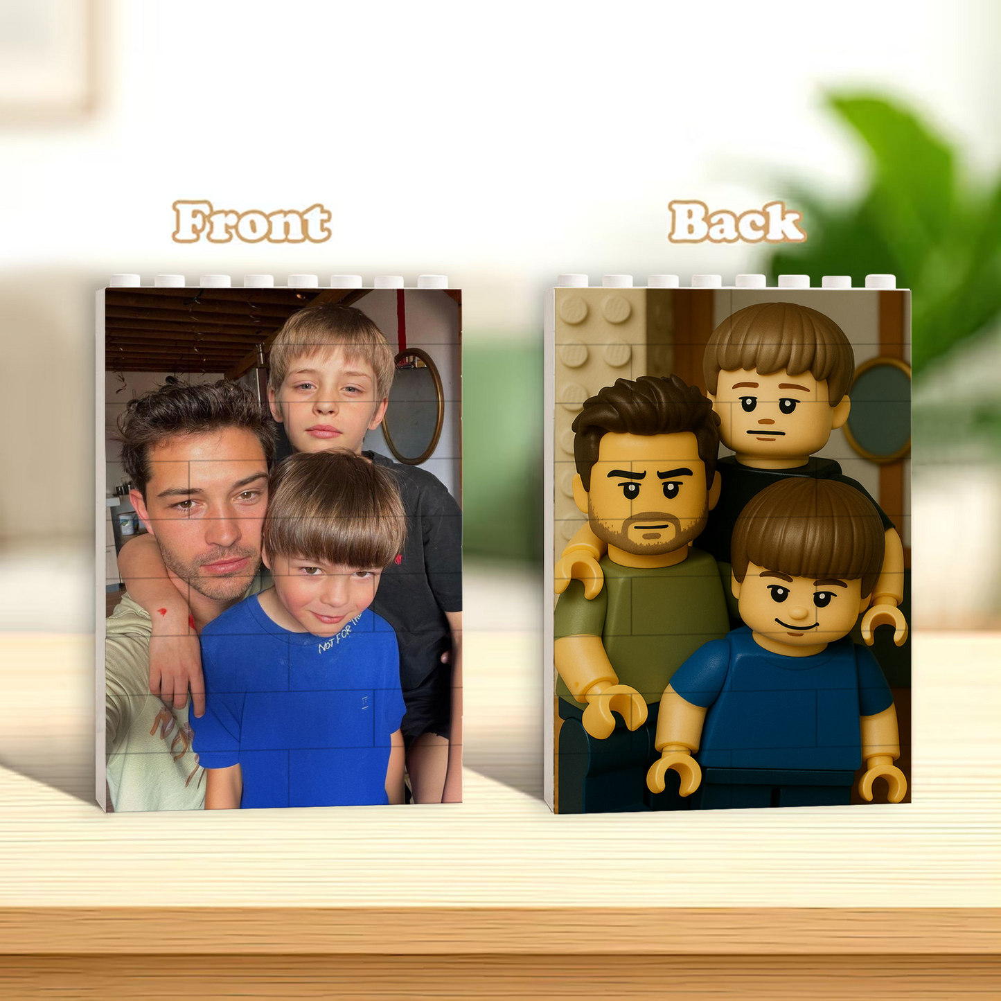 Personalised Brick Photo - Personalized Shaped Building Brick Blocks