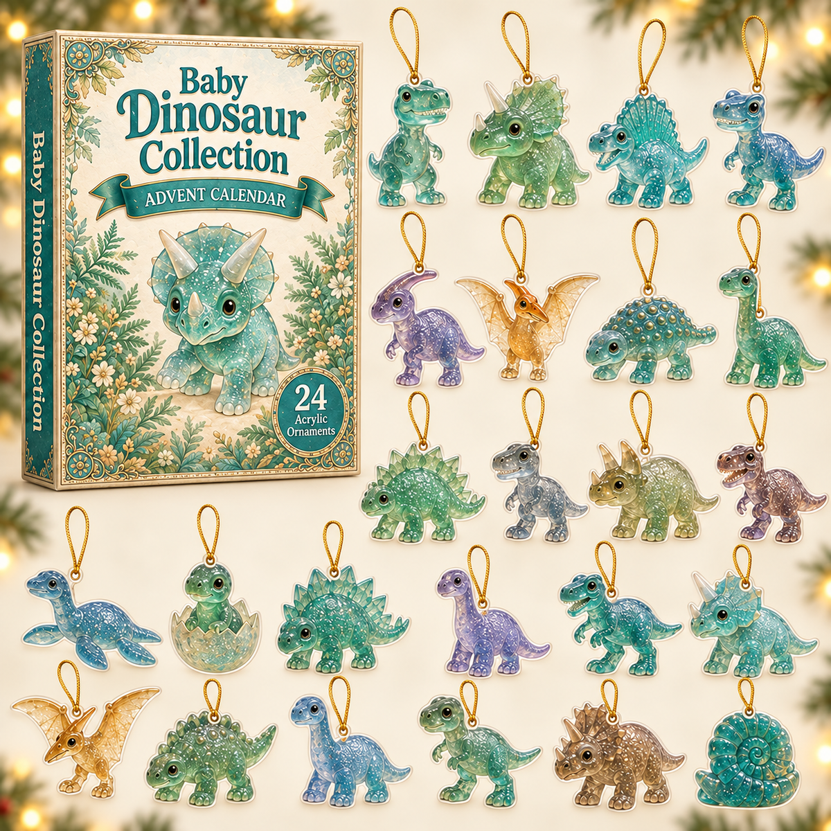 Acrylic Crystal Baby Dinosaur Advent Calendar 2026 - 24-Day Festive Countdown, Acrylic Charms Blind Box - Gift For Dinosaur Lovers 00a80b4f-212d-4df0-9bcc-cfa4d314db0a-dinosaur-box-charms.png