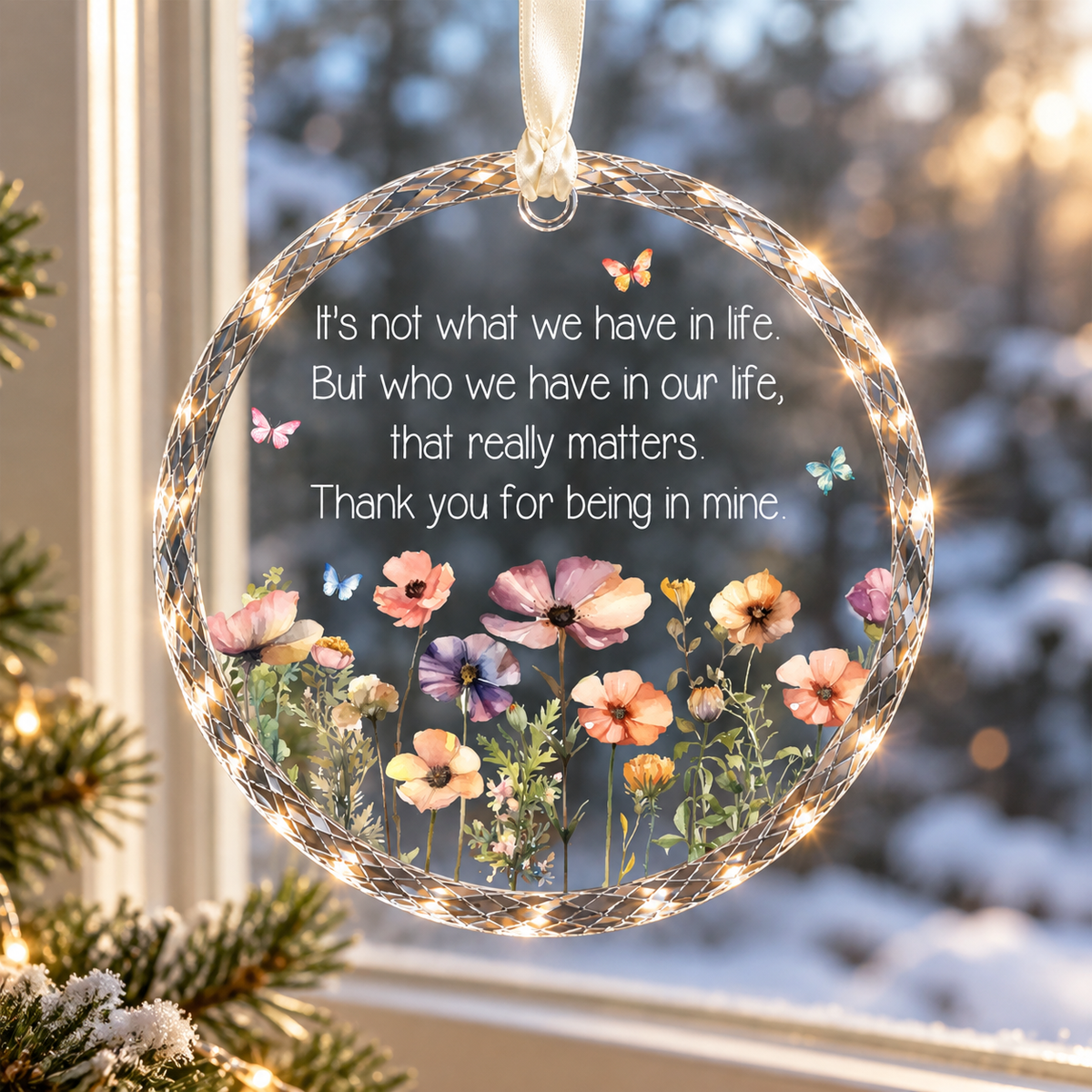 Wildflower Best Friend Ornament, Custom Bestie Glass Keepsake, Friendship Thank You Gift for Women, Soul Sister Christmas Gift, BFF Decor 00c3ba38-fd80-4348-8283-8a7db5d24e06-banner-1.png