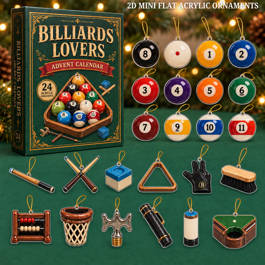 Billiards Rack Advent Calendar 2026 - 24-Day Festive Countdown, Acrylic Charms Blind Box - Gift For Billiards Lovers 00e01122-0c0b-48b0-b357-4ce0655490f8-billiards-text.png