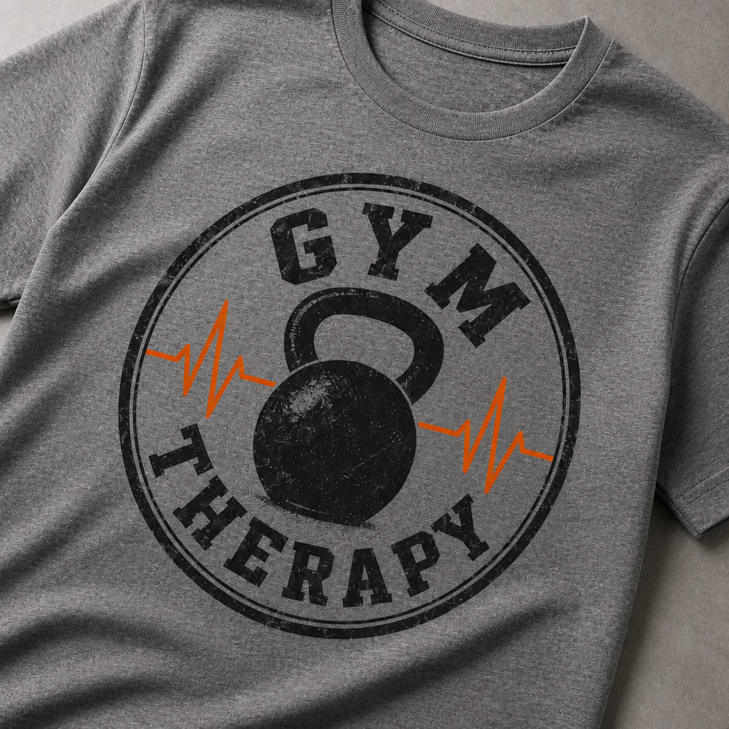 Gym Therapy Badge Tee - T-Shirt - All over printed 01380bdc-1540-475b-8df2-533cfa296741.jpg