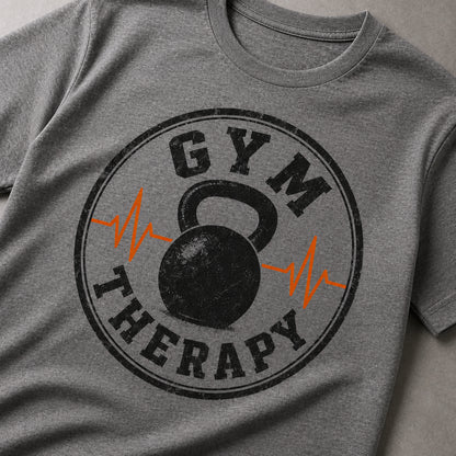 Gym Therapy Badge Tee - T-Shirt - All over printed 01380bdc-1540-475b-8df2-533cfa296741.jpg