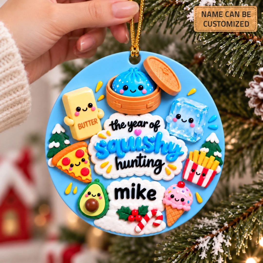 Squishy Hunting Time - Ceramic Ornament - Christmas Gift For Friends, Family 0197013f-0188-4d99-b550-1f2b1f0ec047-6aaa5f6198087.jfif
