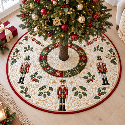 Vintage Nutcracker Christmas Tree Skirt, Quilted Holiday Tree Cover, Xmas Gift For Family 01d9214c-c75b-4dc3-a904-945c4380acdc-V-y-c-y-th-ng-Noel-sang-tr-ng-2.png