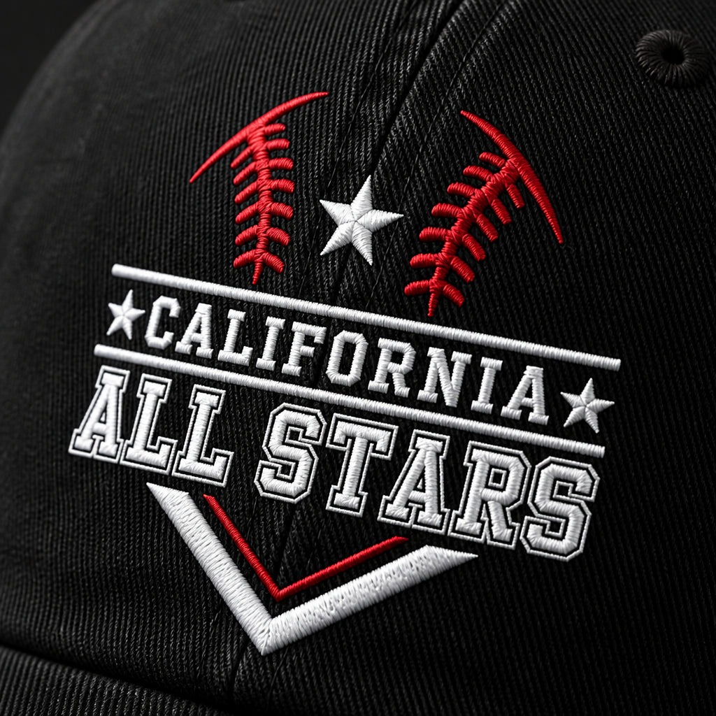 California All Stars Baseball Cap - How it is made