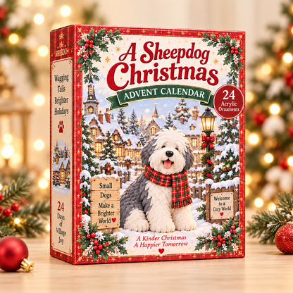 A Sheepdog Christmas Advent Calendar 2026 - 24-Day Festive Countdown, Acrylic Charms Blind Box - Gift For Old English Sheepdog Lovers 023357a9-d8e3-4a3a-8794-03effaaaae3c-sheepdog-box.png