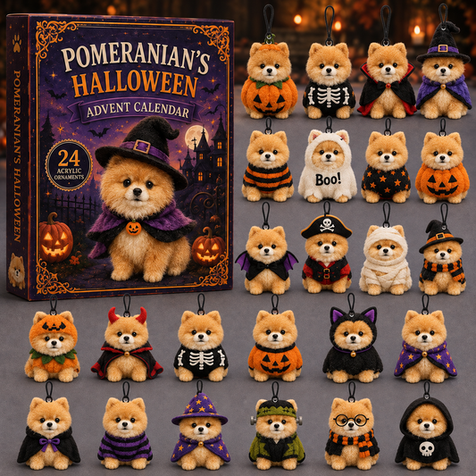 Spooky Pomeranian Advent Calendar 2026 - 24-Day Festive Countdown, Acrylic Charms Blind Box - Gift For Dog Lovers 02d21b7f-a7e0-475d-9b8f-cd40c0956b8b-pomeranian-box-charms.png