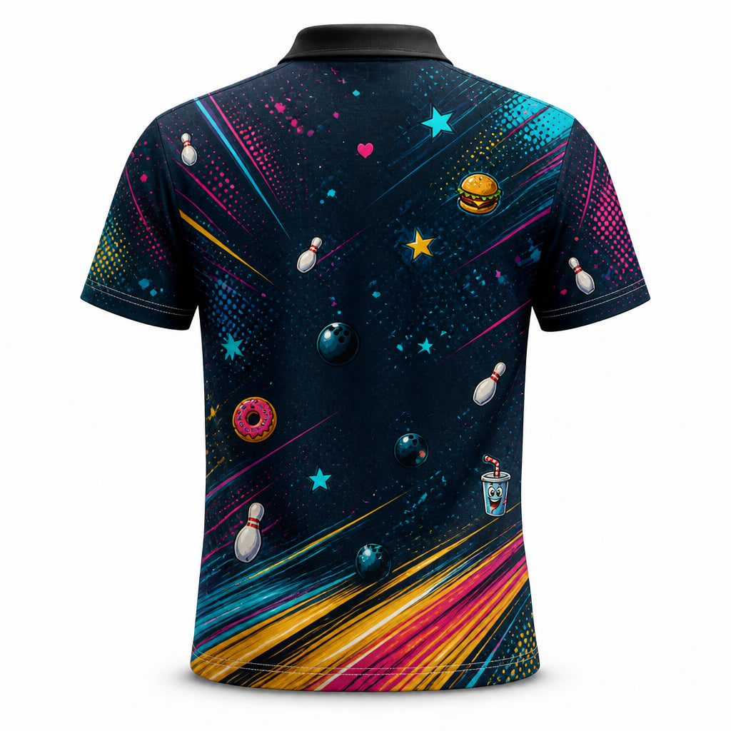 Custom Bowling Team AOP Polo — Cartoon Food Mascots - Personalized Polo shirt - All over printed 0400897f-7643-47f0-a61d-812324e148c5.jpg