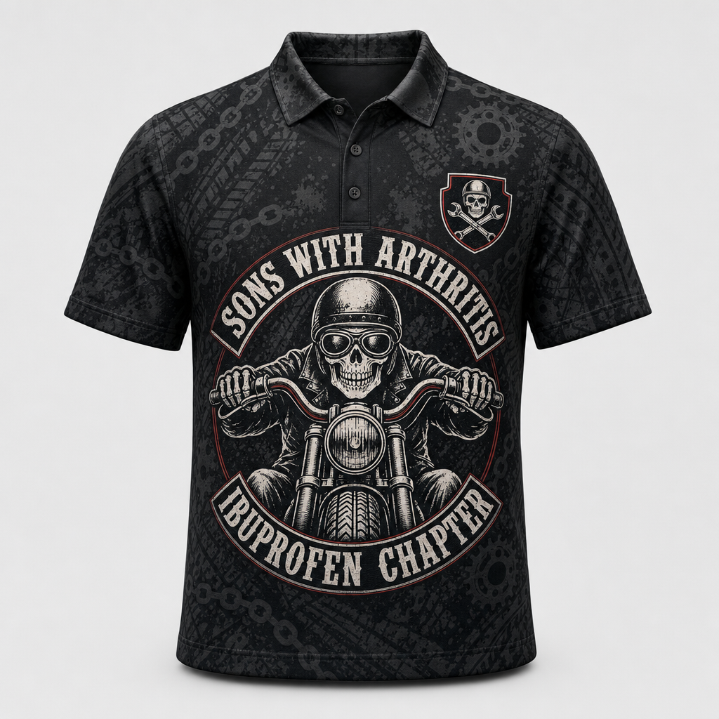 Sons With Arthritis – Ibuprofen Chapter AOP Polo - Polo shirt - All over printed 041a3e25-39de-4471-b39c-cf6efe625598.png
