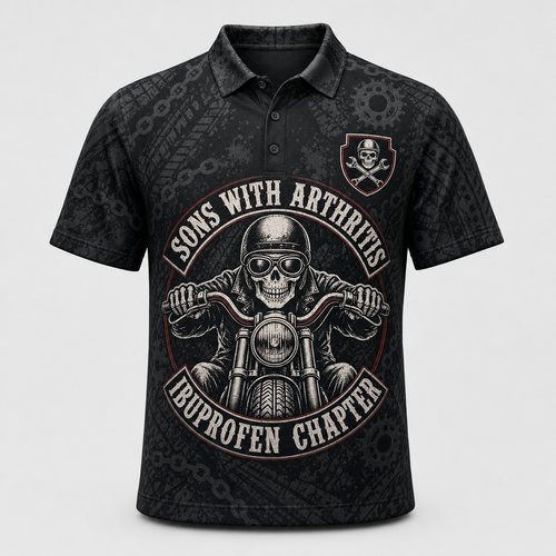 Sons With Arthritis – Ibuprofen Chapter AOP Polo - Polo shirt - All over printed 041a3e25-39de-4471-b39c-cf6efe625598.png