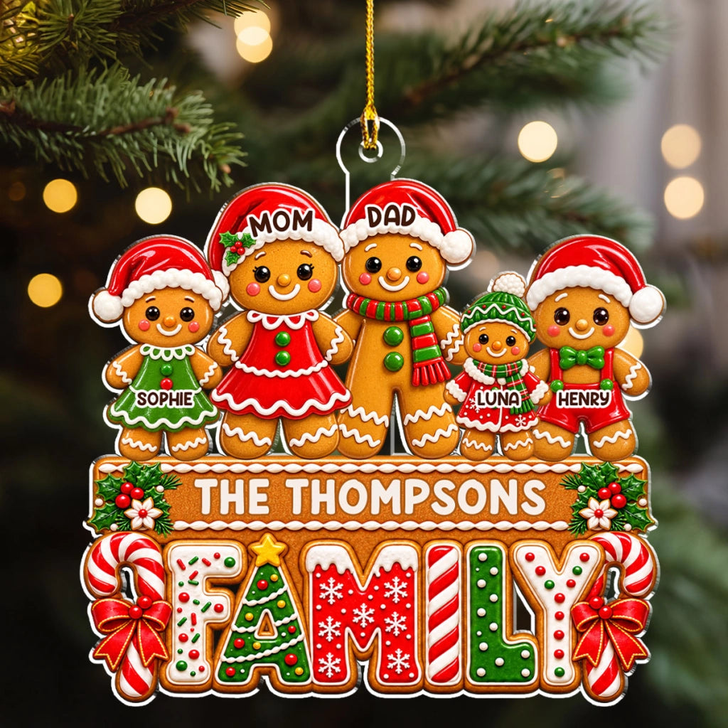 Gingerbreads Family Christmas With Us - Personalized Acrylic Ornament 0431864c-d01e-4018-b3f7-e6ecb036c519-260921_sJOO41QcEJm2v3Hd_large.webp