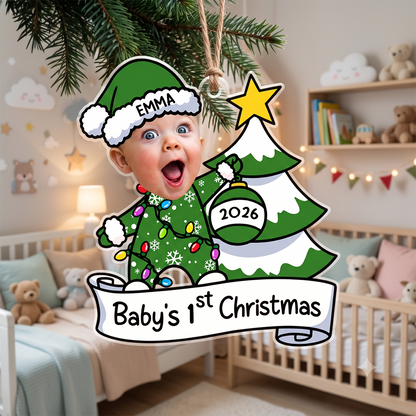 Baby's First Christmas - Personalized Acrylic Photo Ornament 0433b77c-c846-4b65-9a8e-ed021ba1529f-4.png