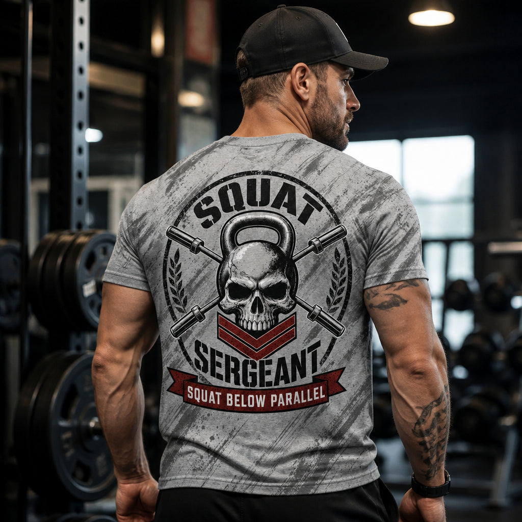 Squat Sergeant – Gym Rank Skull AOP Tee - T-Shirt - All over printed 044225d3-bba7-4fba-aa36-8a4c427ea82f.jpg