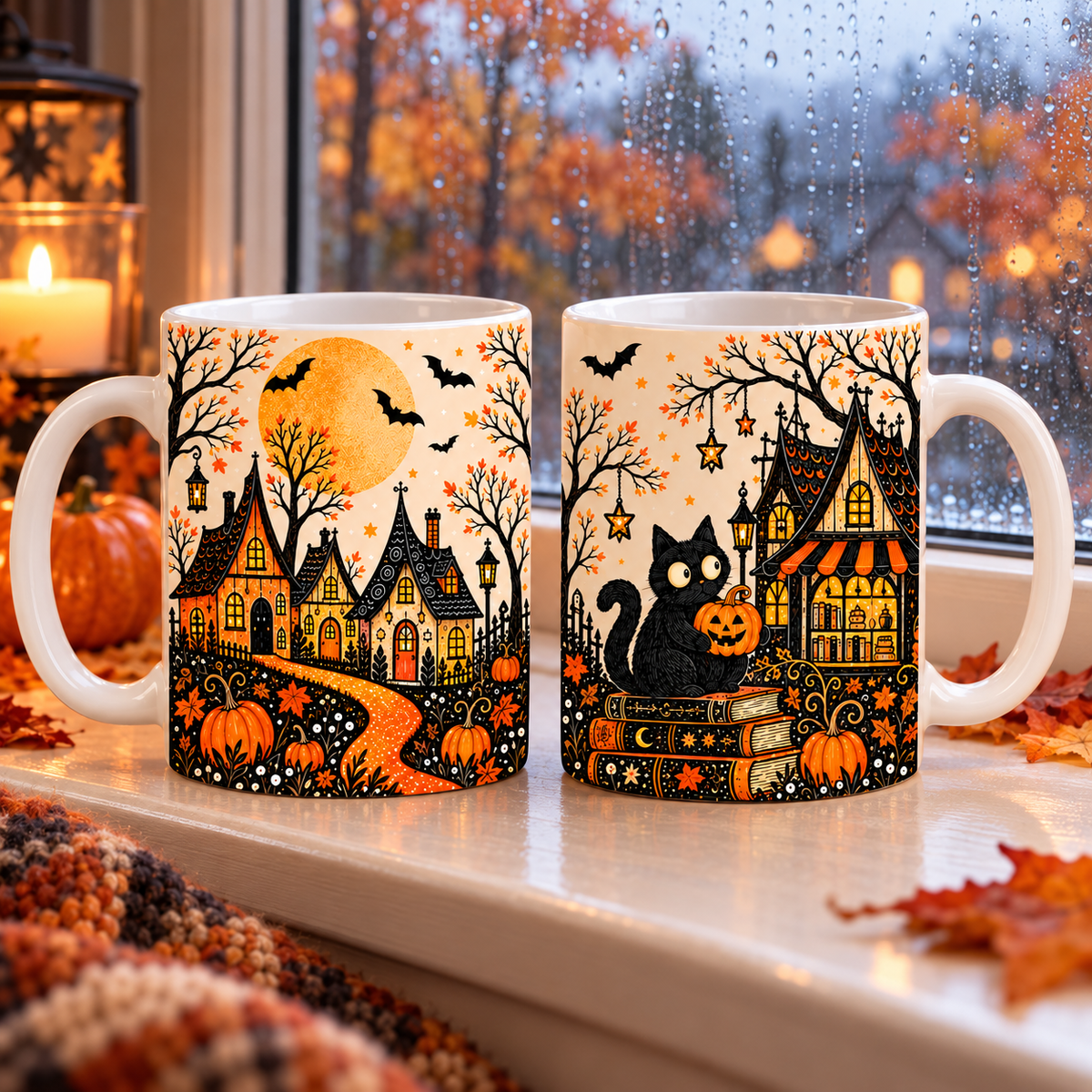 Black Cat Halloween Mug – Spooky Bookshop Ceramic Coffee Cup & Gift for Cat and Book Lovers 04460c3d-326d-4817-9fc8-7eb5d7d510f5-banner-3.png