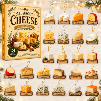 All About Cheese Advent Calendar 2026 - 24-Day Festive Countdown, Acrylic Charms Blind Box - Gift For Cheese Lovers 047da30e-b06d-478a-89d0-1c0141dd4fab-cheese-text.png