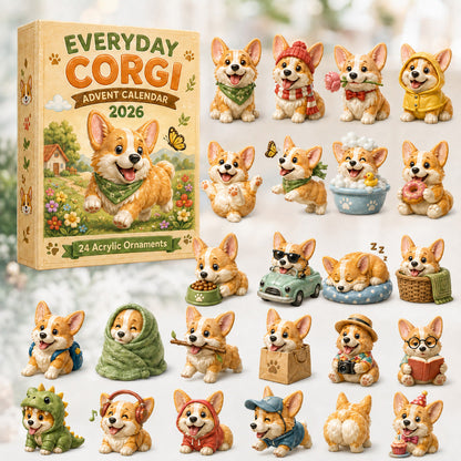 Everyday Corgi Advent Calendar 2026 - 24-Day Festive Countdown, Blind Box - Gift For Corgi Lovers 05c96da4-0745-4a84-9fdd-e7fbb038ae94-mig-75647fba-5-CHRISTMASKICKOFF40_OFF-EverydayCorgiAdventCalendar2026-24-DayFestiveCountdown_Acr.jpg