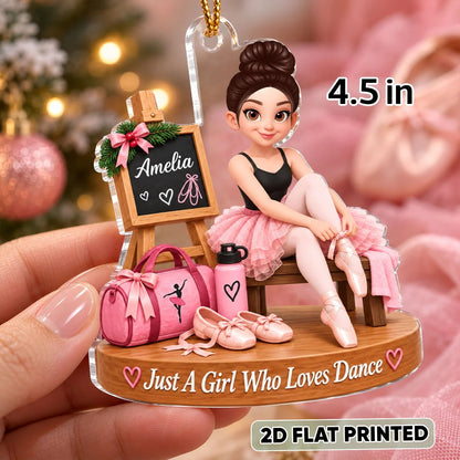 Just A Girl Who Loves Dance Ballet - Personalized Acrylic Ornament - Christmas Gift for Daughter, Granddaughter, Ballerina, Dancers 06b01200-4354-497c-90ef-2d21573400b4-P7sUIBR7hN__pod3202610051221_web-2.jpg