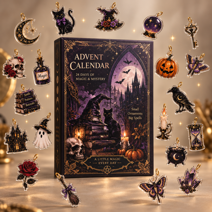 abcHalloween Advent Calendar 2026 – 24 Mini Acrylic Ornaments – Witchy Christmas Tree Decorations – Spooky Countdown Gift for Halloween Lovers 07474494-9d93-4a89-8c50-429279eed39e-1.png