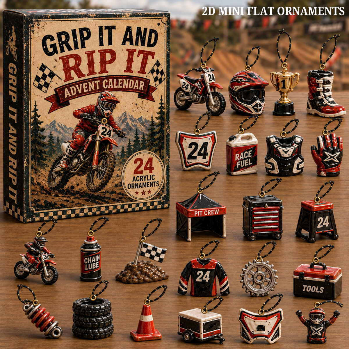 Race Pit Advent Calendar 2026 - 24-Day Festive Countdown, Acrylic Charms Blind Box - Gift For Motor Lovers 07555c16-2d5c-4623-a3ac-4d8643c3e0d3-race-text.png