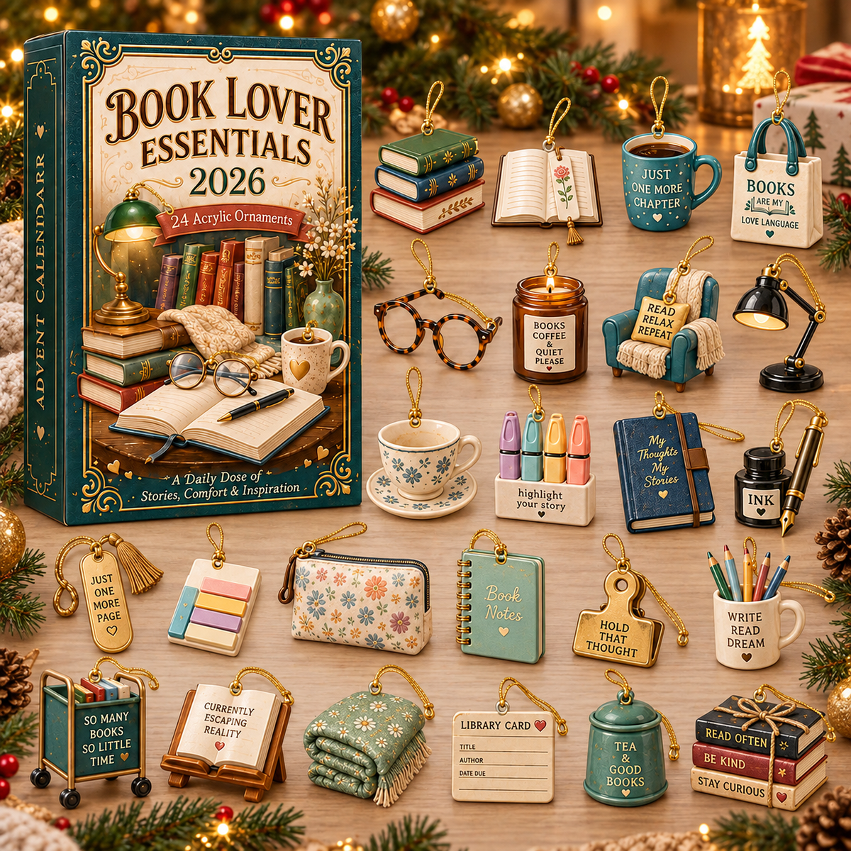 Book Lover Essentials Advent Calendar 2026 - 24-Day Festive Countdown, Acrylic Charms Blind Box - Gift For Reading Lovers 07ac53a7-e4f8-44b0-b9ff-d163a58e2faa-book-box-charms.png