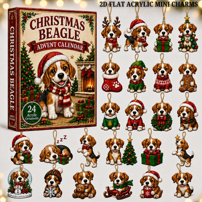 Christmas Beagle Advent Calendar 2026 - 24-Day Festive Countdown, Acrylic Charms Blind Box - Gift For Dogs Lovers 07e2c129-6070-40a5-aaee-a2ee7dfe1105-beagle-text.png