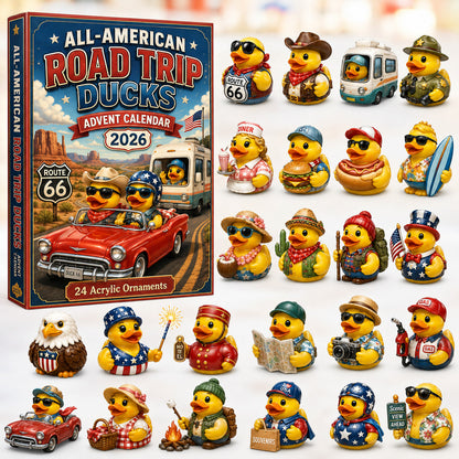 All-American Road Trip Rubber Duck Advent Calendar 2026 - 24-Day Festive Countdown, Acrylic Charms Blind Box - Gift For Family & Friends 087c582a-7ddb-456c-875a-942b36dabb45-road-trip.jpg