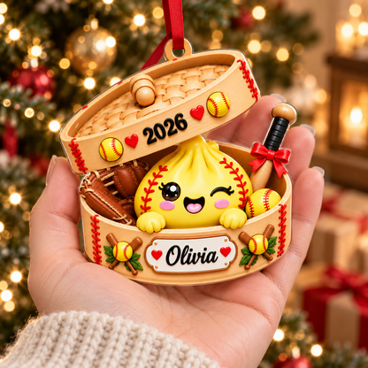 Personalized Softball Dumpling Ornament, 3D Relief Ornament, Girls Softball Gift, Softball Player Gift, Softball Christmas Gift, Team Gift 08986d9f-4696-4197-be9d-6b68710d9977-banner-2.png