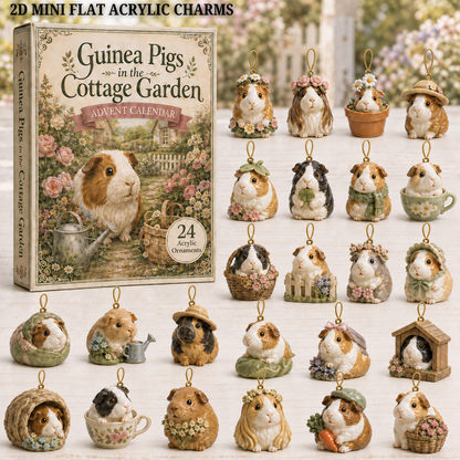 Cottage Guinea Pig Advent Calendar 2026 - 24-Day Festive Countdown, Acrylic Charms Blind Box - Gift For Guinea Pig Lovers 08b05223-9c9d-4527-833b-5357289677dc-guinea-pig-text.png