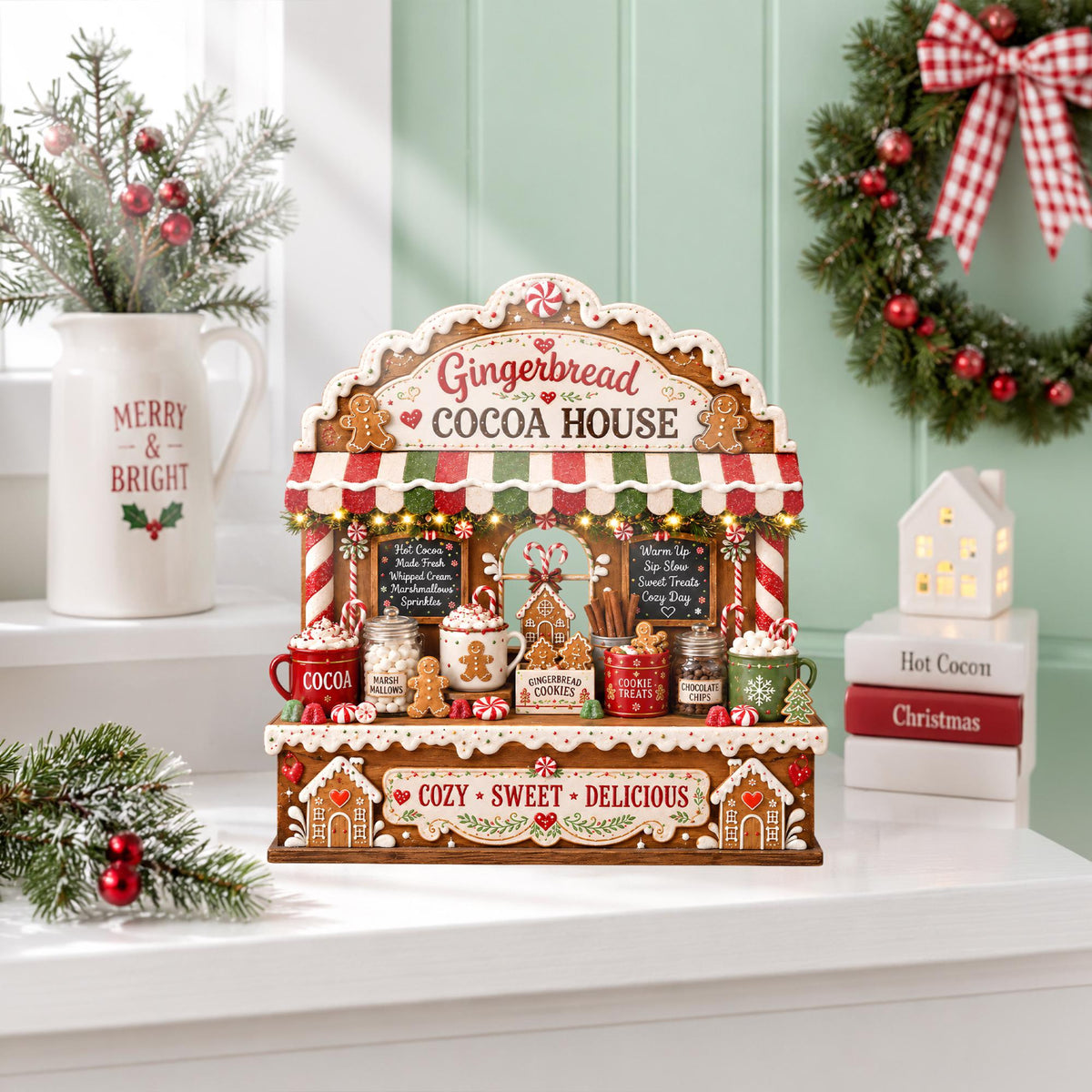 Hot Cocoa Coffee Bar Christmas Sign, Gingerbread Hot Cocoa Bar Decor, Christmas Kitchen Sign, Cozy Holiday Coffee Station, Gingerbread Decor 09859cbf-a598-4d35-a3b2-55e902f018d3-7.jpg