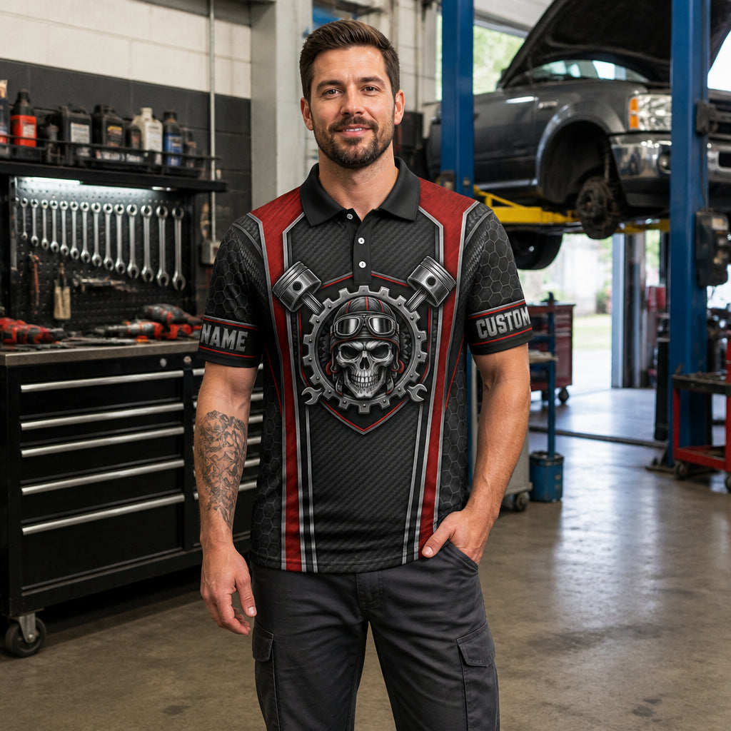 Mechanic Skull AOP Polo – Custom Name Sleeves - Personalized Polo shirt - All over printed 099589d2-3024-4892-8082-c93453cdf52f.jpg