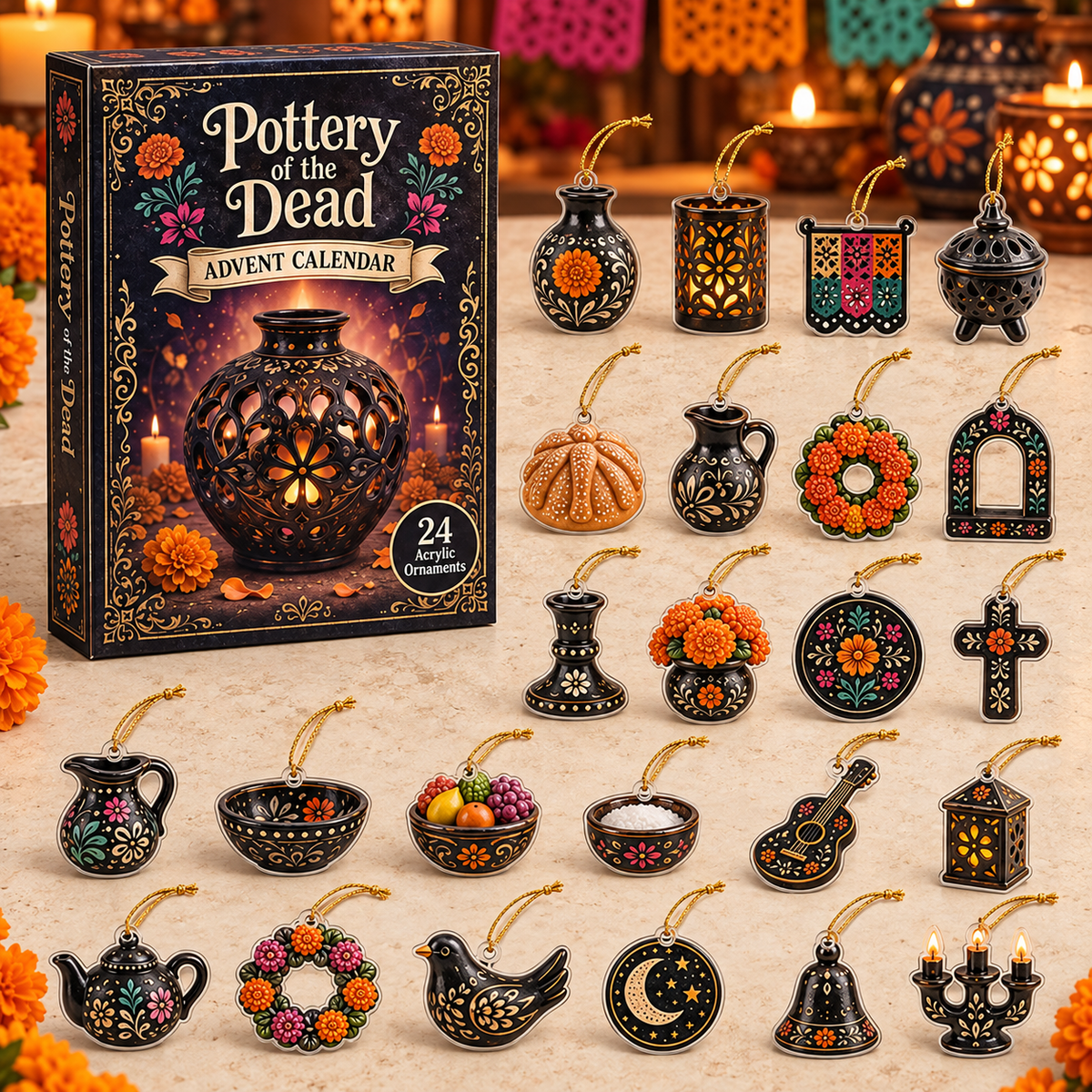 Pottery of the Dead Advent Calendar 2026 - 24-Day Festive Countdown, Acrylic Charms Blind Box - Gift For Family & Friends 099843b8-98bd-46c7-8ad3-313fa0c1398e-pottery-box-charms.png