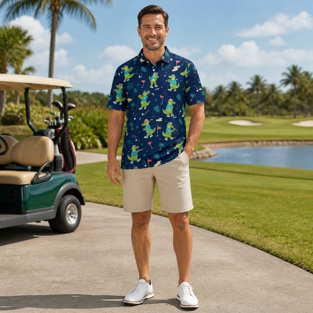 Gator Golfer Tropics AOP Polo - Polo shirt - All over printed 09bbeefd-d0ca-4df8-90fb-a915f3abbc5b.jpg