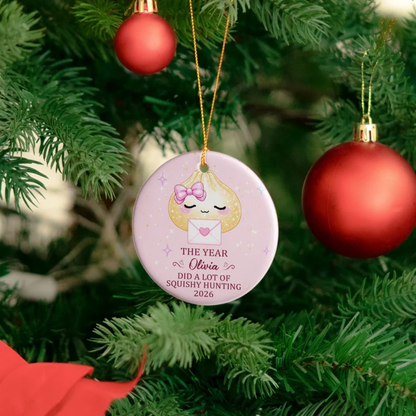 Cute Gift For Kids 2026 Cute Dumpling Squishy Hunter - Personalized Ornament - Gift For Kid, Famlily 09ccbd8a-f32b-4f48-9f8e-9c8082b331da-11.png