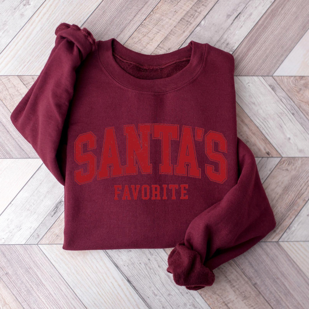 Santas Favorite Christmas Sweatshirt, Christmas Shirt, Womens Christmas Shirt, Christmas Gift, Funny Christmas Shirt, Festive Holiday Gift 09ceecb6-e54c-42b1-83a4-8b439234f880-3.png