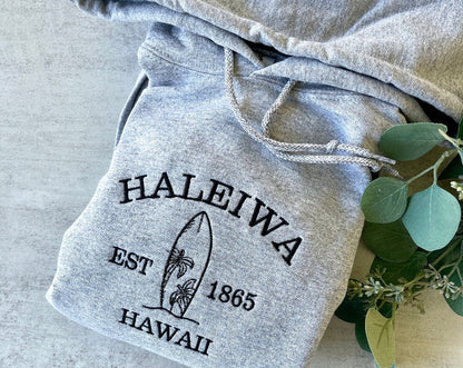 Embroidered Sweatshirt, Hawaii Sweatshirt, Summer Sweatshirt, Haleiwa Hawaii Sweatshirt, Hawaii Sweatshirt, Embroidered Hawaii Crewneck, 0_0d11883c-4e2e-4768-81dc-e3f0f0576919.jpg