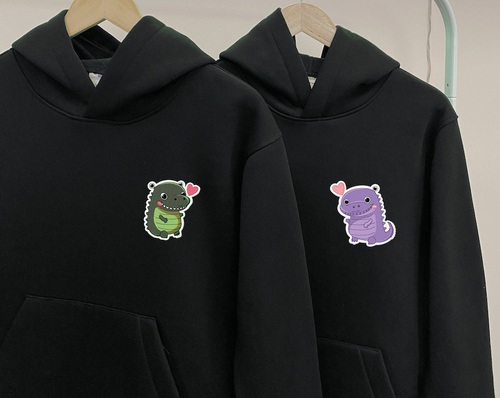 Couple Embroidered T-Rex Dragon Dinosaur Hoodies Cartoon Tiranosaur Crewneck Matching Sweatshirts, T-Shirt Items Anniversary Gift for Her and Him 0_1d94b165-97b0-4a66-984d-f0d15d8e2540.jpg?v=1743397399