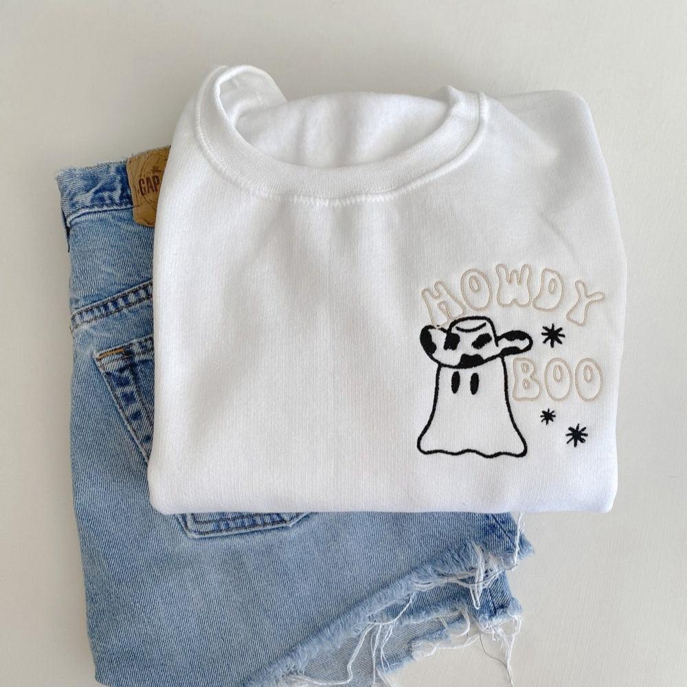 Howdy Boo Crewneck -- Embroidered, Halloween Sweatshirt, Spooky Season 0_4c0ed4ca-be90-4c47-bb21-df250e21f99d.jpg