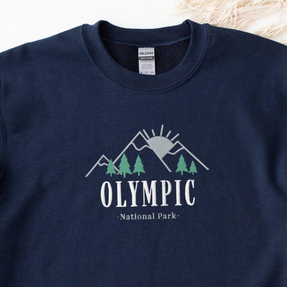 Olympic Sweatshirt, Olympic National Park, Embroidered Sweatshirt, National Park Sweater, Embroidered Sweater, Mountain Shirt 0_567a2a91-80ea-4192-822f-ad40884fa4ad.jpg