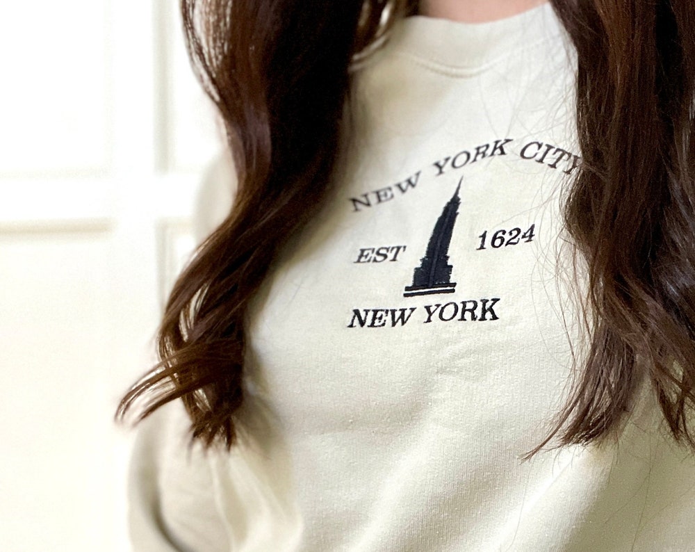 Embroidered New York Sweatshirt, Nyc Sweatshirt, City Sweatshirt, Embroidered City Trendy Sweatshirts, Empire State Building, Nyc Crewneck 0_fcb136dd-c53e-4c90-91ff-94d72d0c8df6.jpg