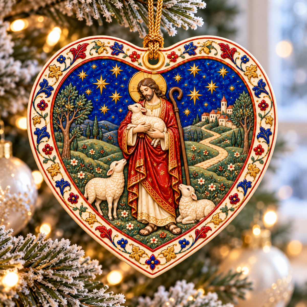Jesus the Good Shepherd – 3D Ceramic Heart Ornament | Medieval-Inspired Sacred Décor & Christian Gift 0a44352b-afc3-4715-9160-93828ddd21cd-Tr-i-tim-Noel-tr-n-c-nh-th-ng-4.png