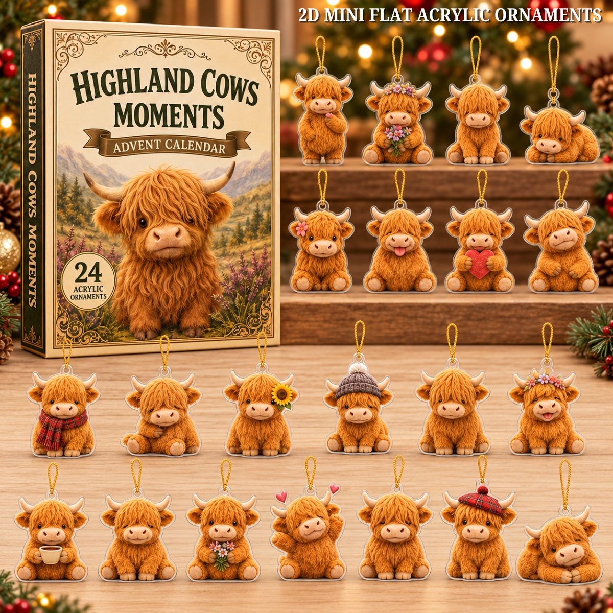 Highland Cow Moments Advent Calendar 2026 - 24-Day Festive Countdown, Acrylic Charms Blind Box - Gift For Cow Lovers 0a7c5d7d-33a2-40fa-a6c7-e710e8b6ca39-cow-text.png