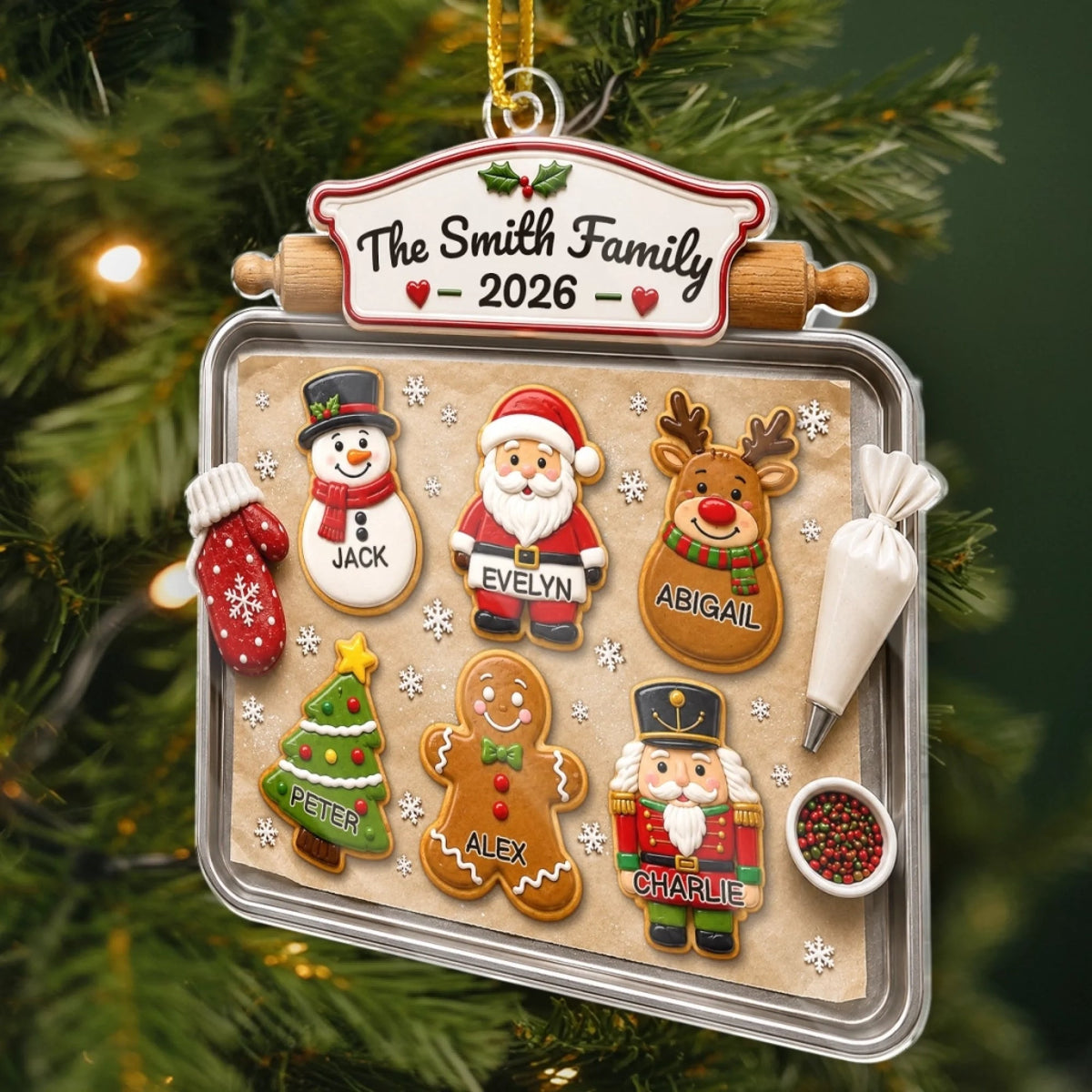 Sweetest Family In The World - Personalized Acrylic Ornament - Christmas Gift For Family 0a936d6b-7c0e-4d42-8d1d-72d0283e4d47-banner-3.jpeg